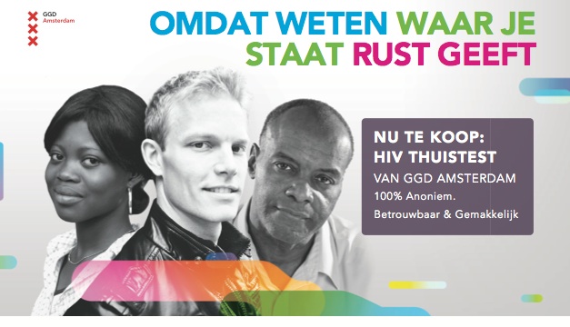 GGD Amsterdam biedt hiv zelftest-service aan