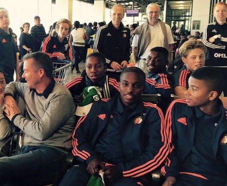 Feyenoord ’s U15 selectie vandaag tegen Suriname