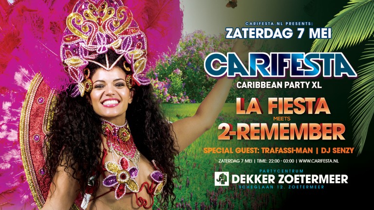 CARIFESTA Caribbean Party XL – 7 mei in Zoetermeer