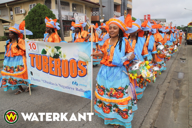 Wandelgroep Tuberoos winnaar Wandelmars Suriname