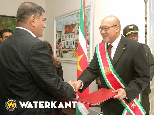 Ambassadeurs Sri Lanka en Egypte bij president Bouterse