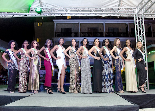 Deelneemsters Miss Tropical Beauty Suriname 2016