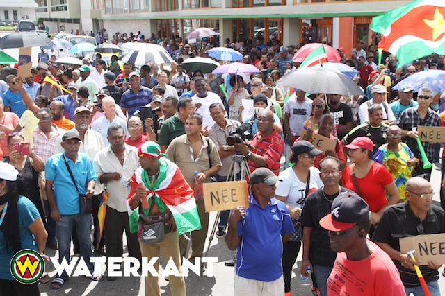Protest verraadt groeiende frustratie Surinamer