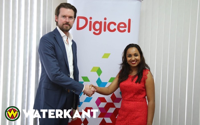 Nisha Madaran brand ambassador Digicel Suriname