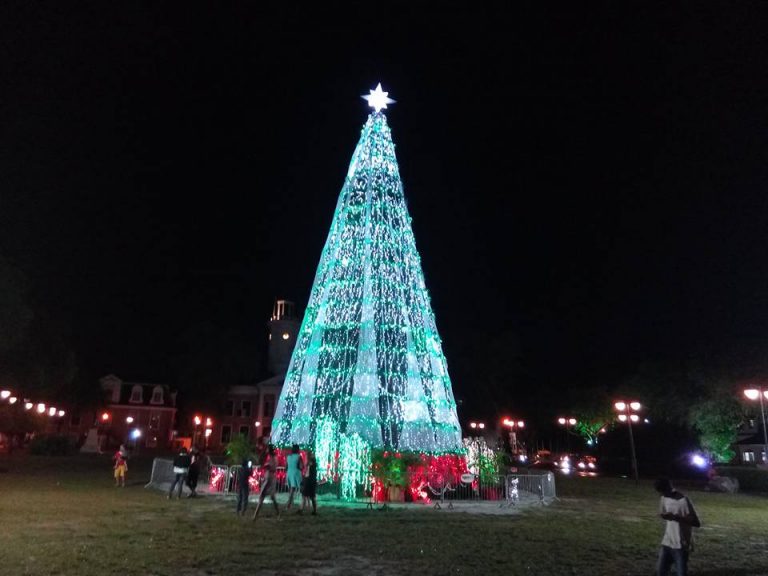 Kerstboom Onafhankelijkheidsplein top Kerst attractie