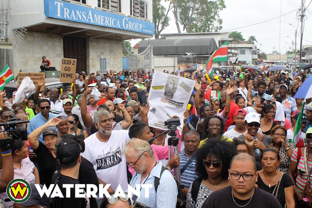 Protestacties in Suriname worden uitgebreid