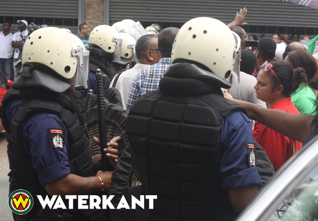 Oppositie Suriname veroordeelt geweld en intimidatie tegen volk