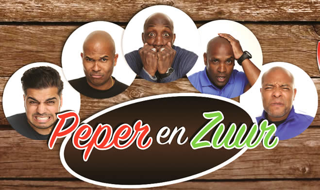 Nieuw Surinaams gesproken comedy-toneelstuk 'Peper en Zuur'