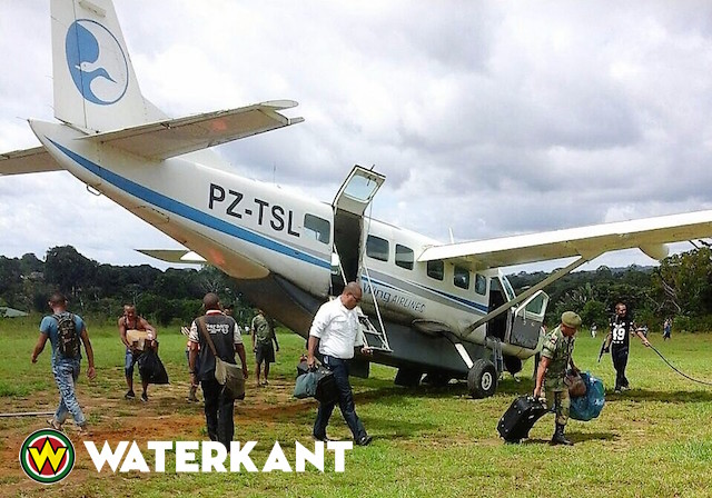 'Ongelukje' Blue Wing vliegtuig in Zuidwest Suriname
