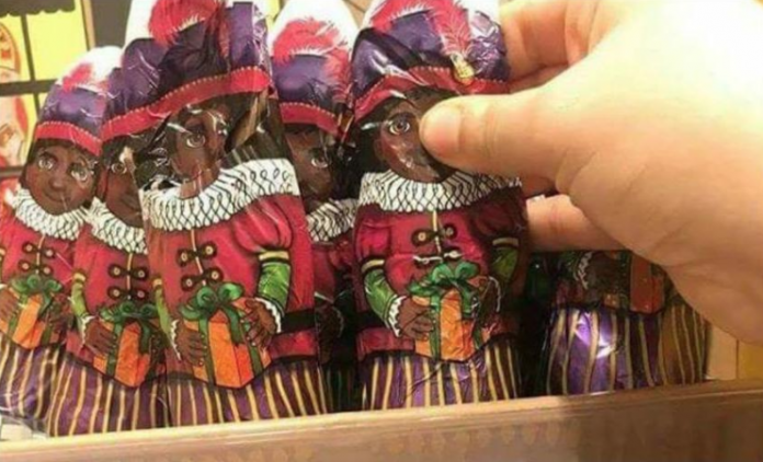 Activist wil alle zwarte chocoladepieten stuk knijpen