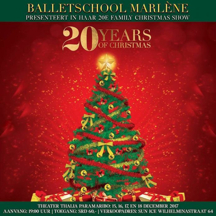 Jaarlijkse Family Christmas Show van Marlène's dansschool