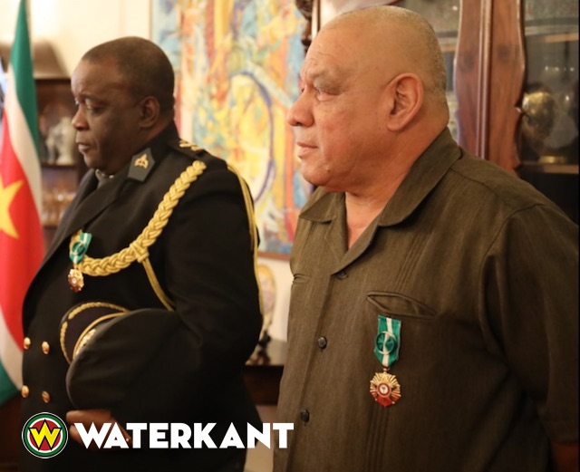 Decoraties in verband met 25 februari herdenking in Suriname