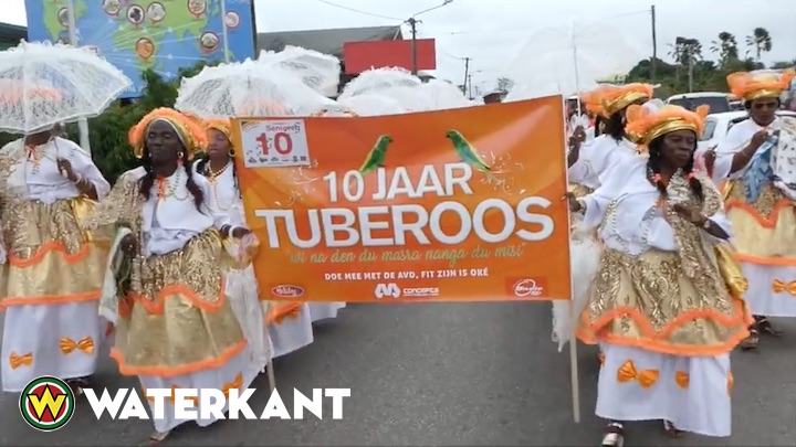 Tuberoos weer grote winnaar Wandelmars in Suriname