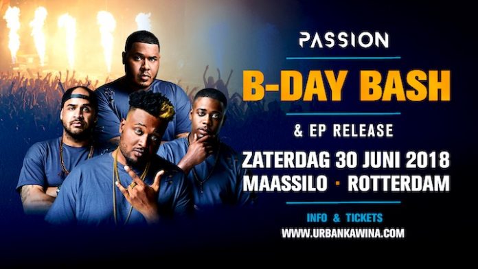 Passion B-day Bash & EP Release zaterdag 30 juni in Maassilo