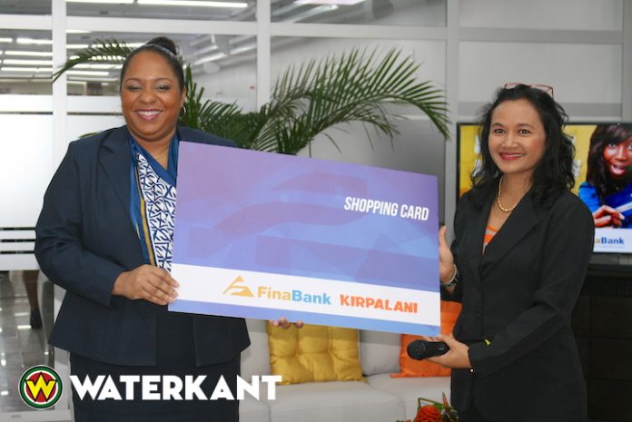 Introductie Shopping Card Finabank en Kirpalani in Suriname