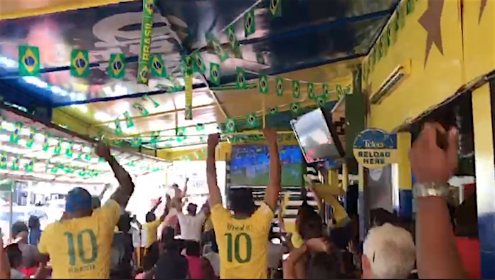 Ook ontlading in Suriname na winst Brazilië tegen Costa Rica