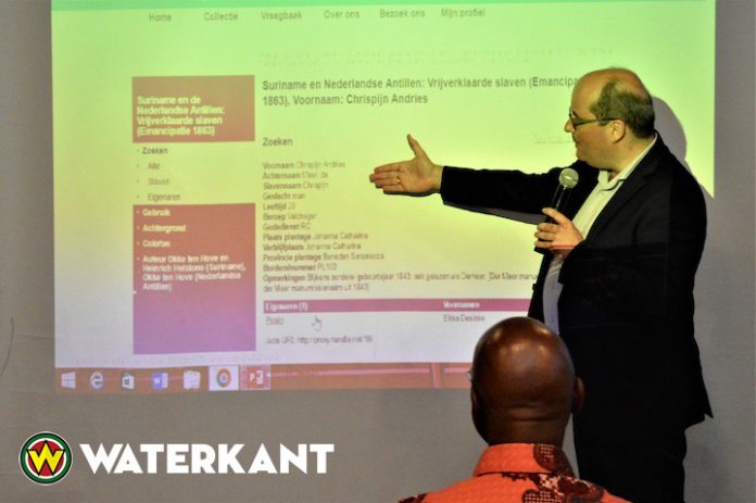 Database Slavenregister in Suriname zaterdag ingeluid