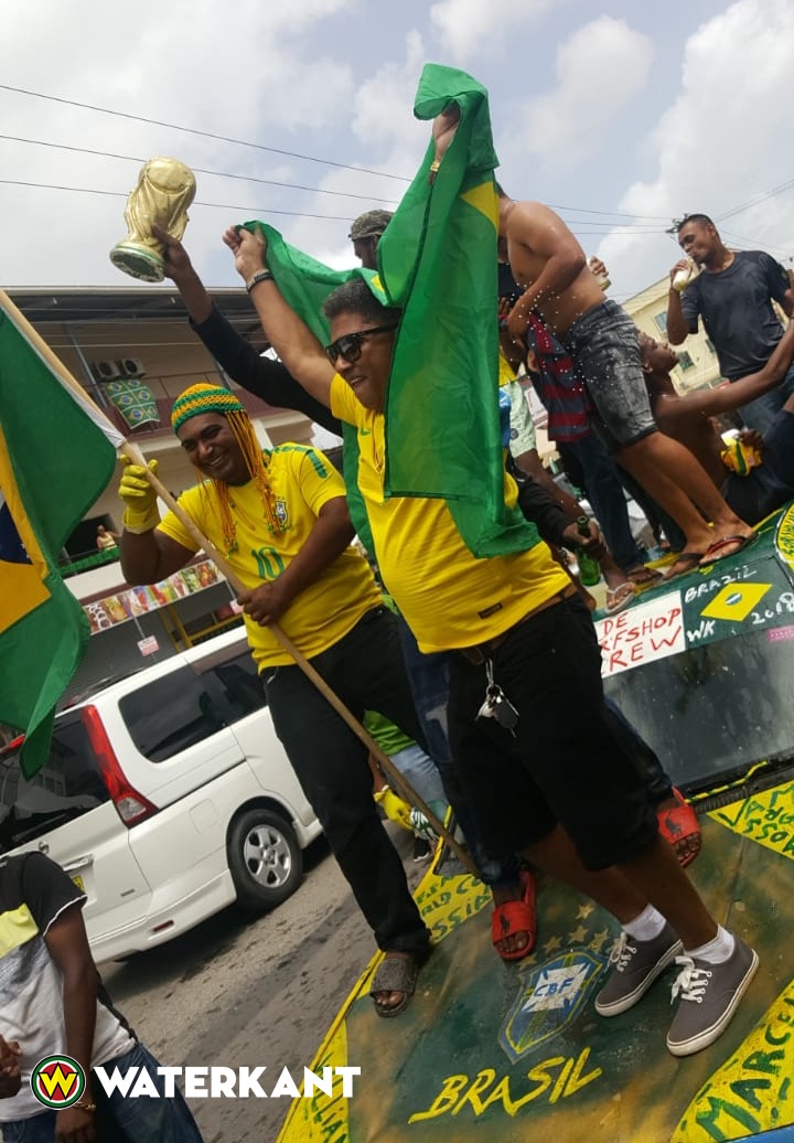 Ook blijdschap in Suriname na winst Brazilië op WK 2018