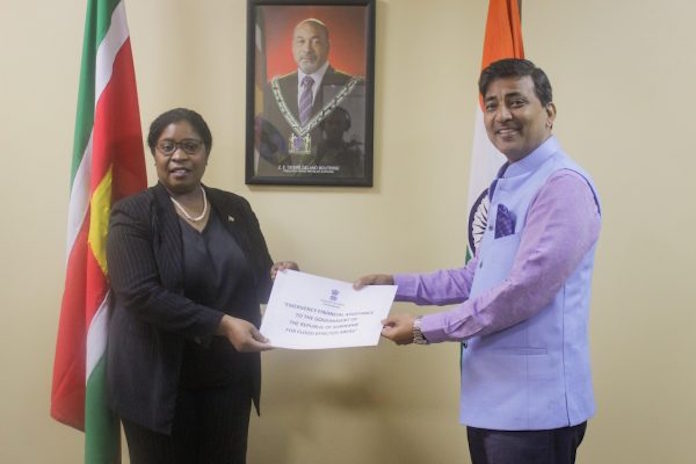 Suriname ontvangt USD 50.000 van India na zware regens