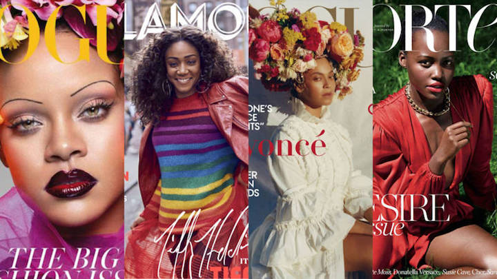 Revolutie in de tijdschriftenwereld: veel zwarte modellen op covers