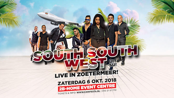 South South West uit Suriname live in Zoetermeer op 6 oktober
