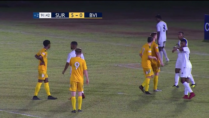 Suriname wint overtuigend van British Virgin Islands met 5-0