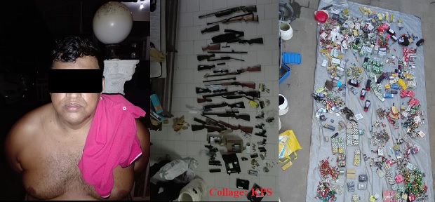 Weer man in Suriname aangehouden met wapens en munitie
