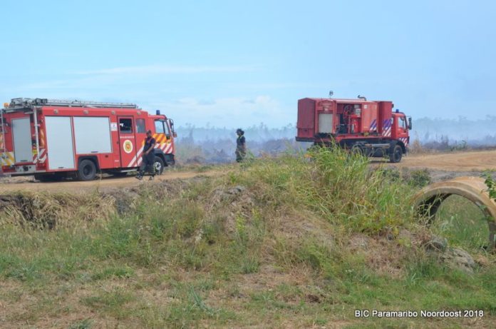 Weer rookoverlast door hardnekkige brand in Suriname
