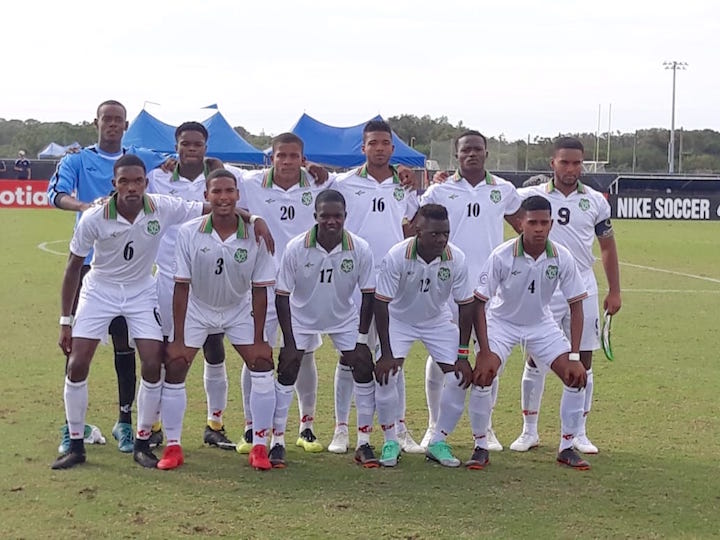 U-20 voetbalselectie Suriname wint met 2-0 van Trinidad & Tobago