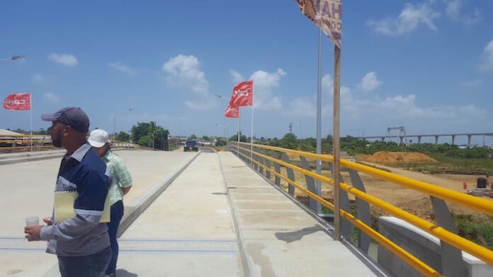 Officiële ingebruikname Beekhuizen brug in Suriname eind maart 2019