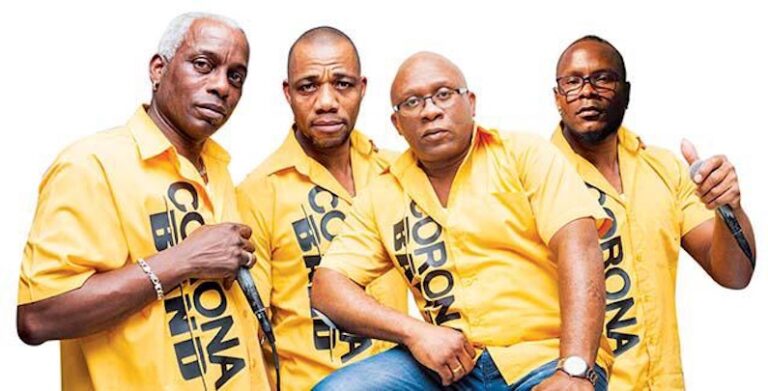 Corona Band is tijdens Keti Koti in Suriname