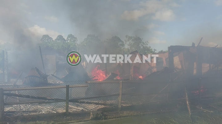 Kinderen op tijd gered bij brand in oppashuis Suriname