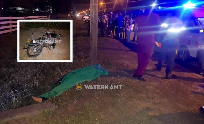 Bromfietser dodelijk verongelukt bij eenzijdig ongeval in Suriname