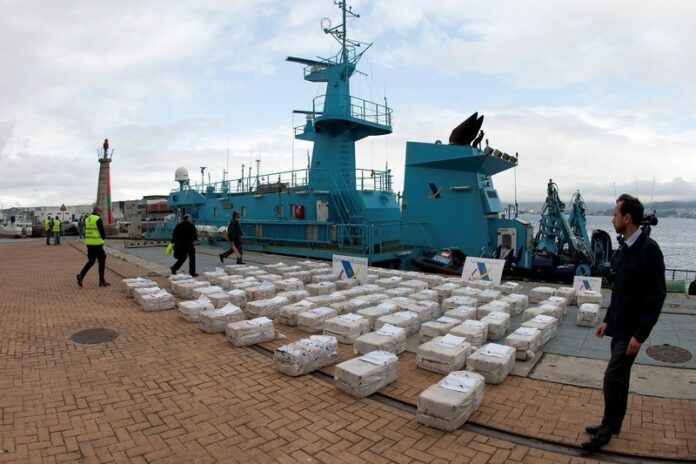 Spanjaarden onderscheppen 2.500 kilo cocaïne op boot die vertrok uit Suriname