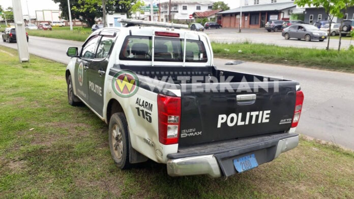 Politie auto in Suriname
