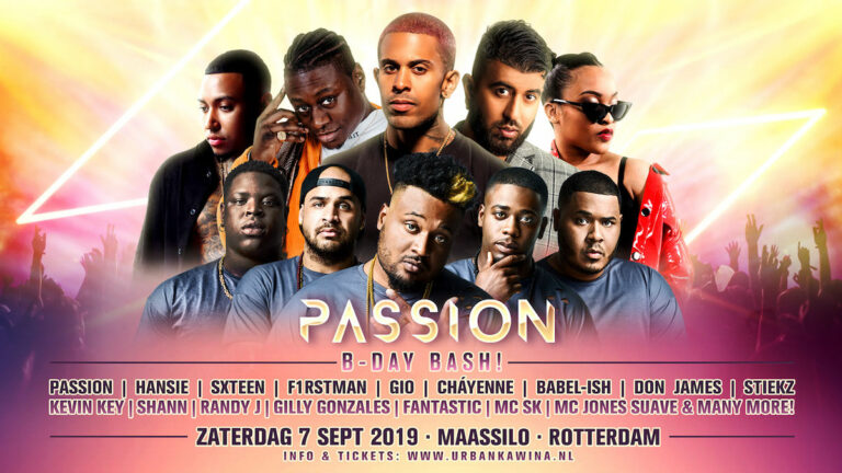 Passion Birthday Bash op 7 september in de Maassilo Rotterdam