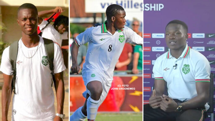 Drie Surinaamse voetballers in Nederland achtergebleven voor Europese transfer