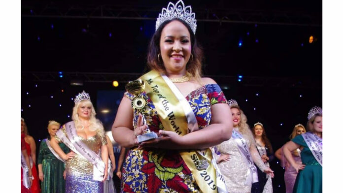 Evita Tjon A Ten bezorgt Suriname 'Miss Top of The World Plus size' titel