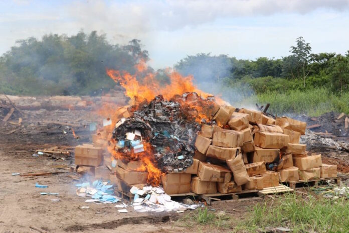 Vernietiging authentieke stukken verkiezingen 2015 in Suriname