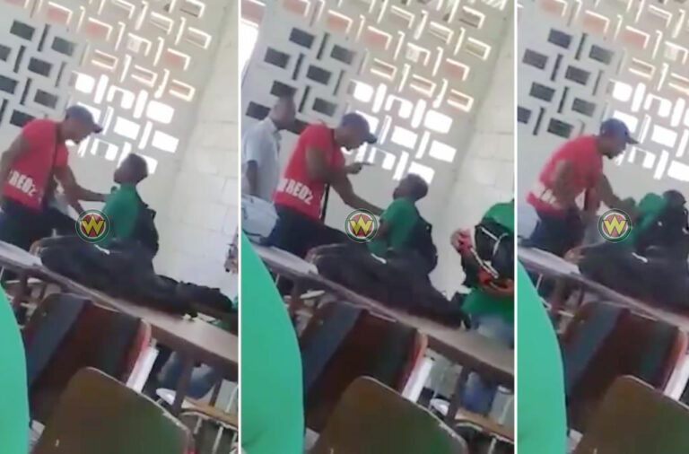 Vader gaf zoon klappen in klas na klachten over diens spijbel- en gangster gedrag
