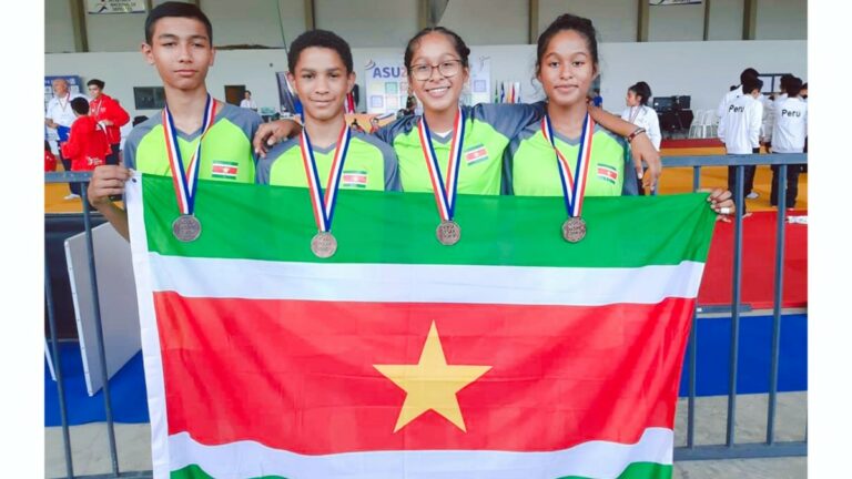 Suriname heeft nu vijf medailles binnen op Consude Games