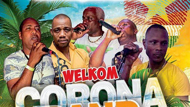 Corona Band naar Suriname, welkom party 21 december
