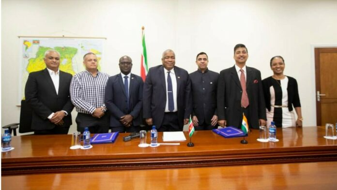 Suriname en India tekenen overeenkomst voor energie binnenland