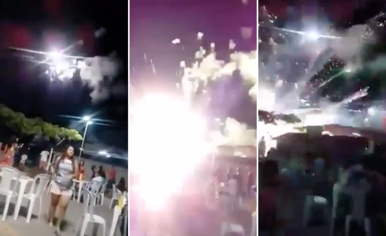 Filmpje van vuurwerkexplosie niet van ongeluk op oudjaarsdag in Suriname