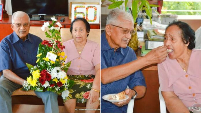 Echtpaar Tahal - Achaibersing 60 jaar gelukkig getrouwd