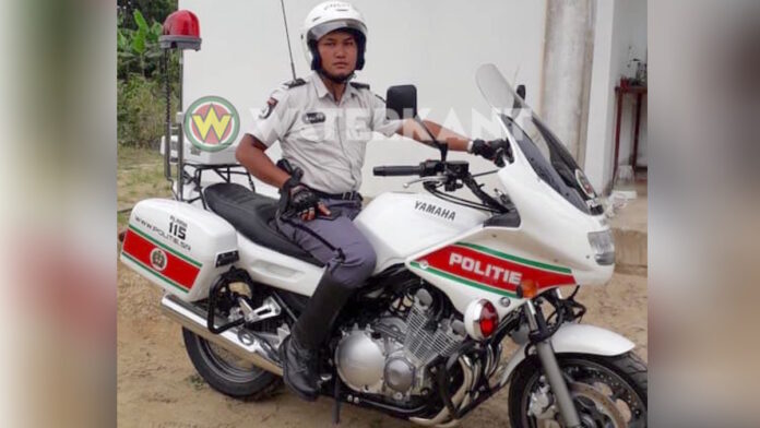 Motoragent Donovan Kartowardi is 9e verkeersdode dit jaar in Suriname