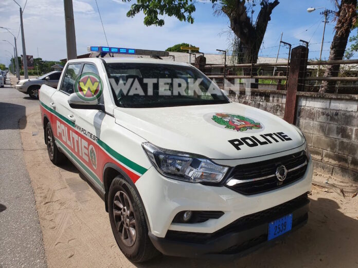 Politie auto in Suriname