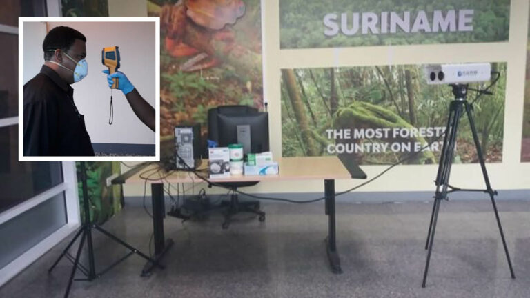 Suriname alert op coronavirus: Landelijke inzet bodyscanners