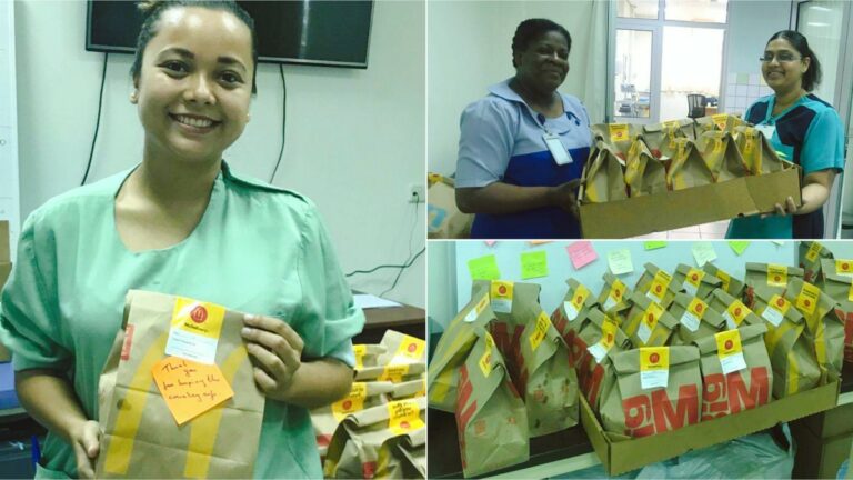 McDonald's Suriname bedankt werkers in zorgverlening voor inzet