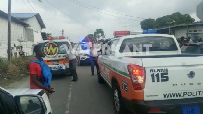ambulance en politie zwaar in actie suriname